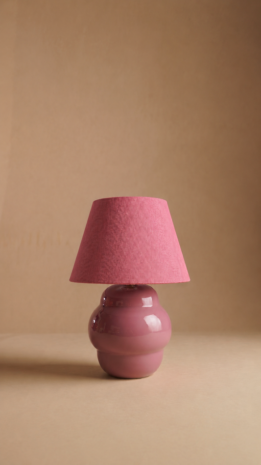 Pepa Lila + Pantalla Lino Rosa
