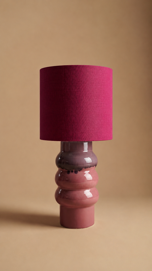 Toña Lila Efecto Escurrido + Pantalla Lino Vino