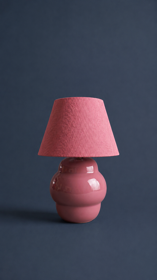 Pepa Lila + Pantalla Lino Rosa
