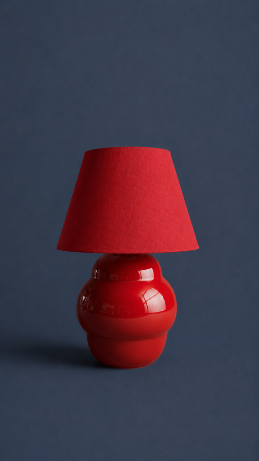 Pepa Rojo + Pantalla Lino Rojo